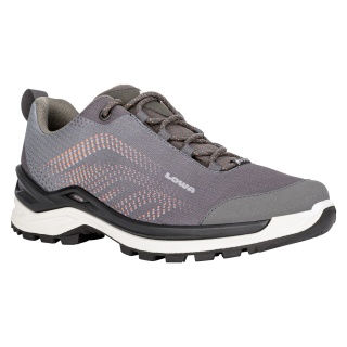 Lowa Wanderschuhe Zirrox Low GTX (Multifunktion, wasserdicht) stahlblau/mandarin Damen